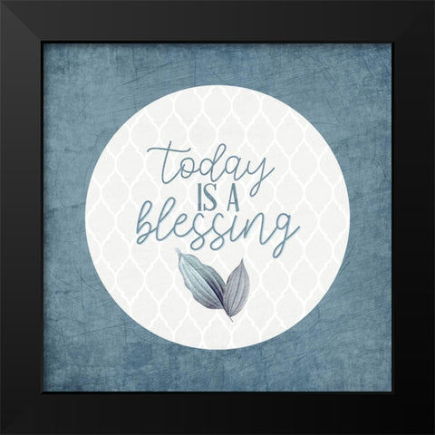 Blessings 13 Black Modern Wood Framed Art Print by Allen, Kimberly