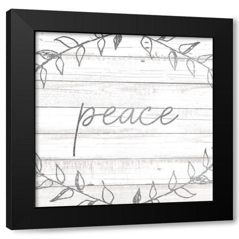 Christmas Romance 13 Black Modern Wood Framed Art Print with Double Matting by Allen, Kimberly