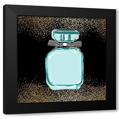 Teal Fashion 2 Black Modern Wood Framed Art Print by Allen, Kimberly