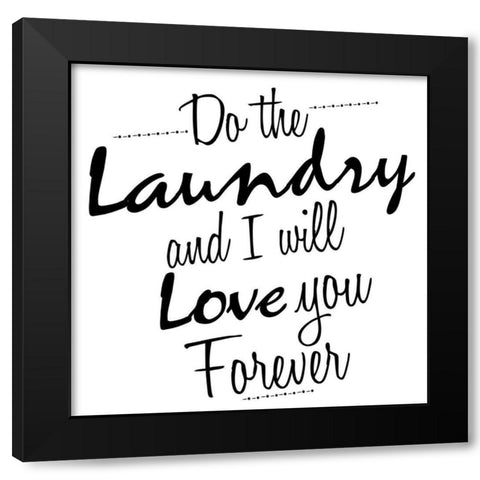 Do Black Modern Wood Framed Art Print with Double Matting by Allen, Kimberly