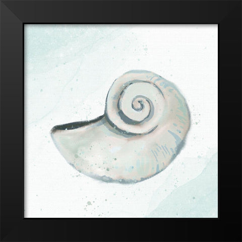 Seashore Shell 1 Black Modern Wood Framed Art Print by Allen, Kimberly