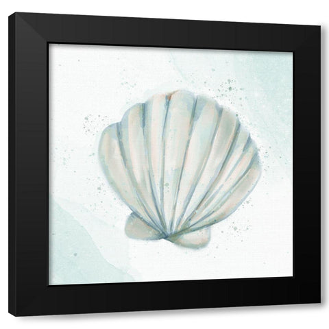 Seashore Shell 2 Black Modern Wood Framed Art Print with Double Matting by Allen, Kimberly