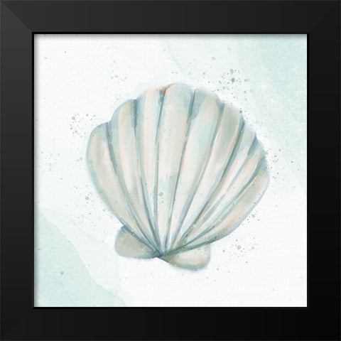 Seashore Shell 2 Black Modern Wood Framed Art Print by Allen, Kimberly