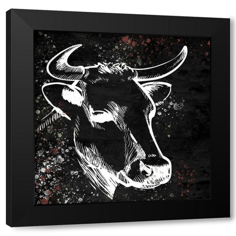 Bessie 1 Black Modern Wood Framed Art Print with Double Matting by Allen, Kimberly