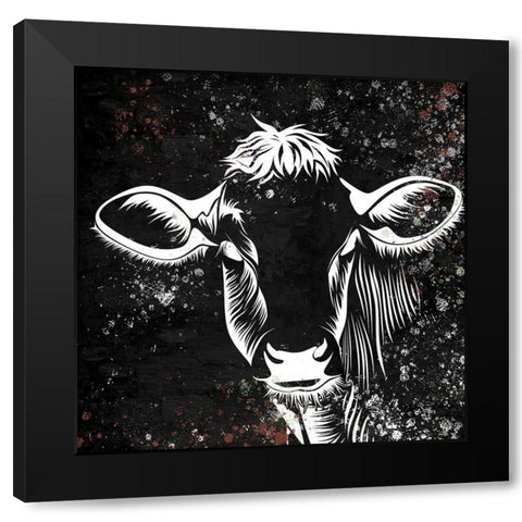 Bessie 2 Black Modern Wood Framed Art Print with Double Matting by Allen, Kimberly
