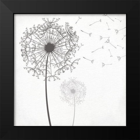 Wishing Black Modern Wood Framed Art Print by Allen, Kimberly