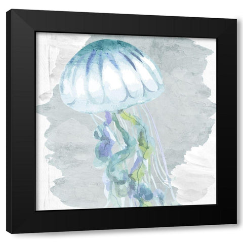 Sea Creatures 1 Black Modern Wood Framed Art Print with Double Matting by Allen, Kimberly