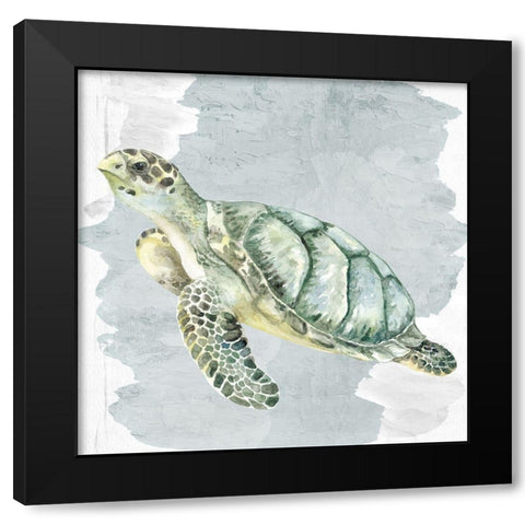 Sea Creatures 3 Black Modern Wood Framed Art Print with Double Matting by Allen, Kimberly