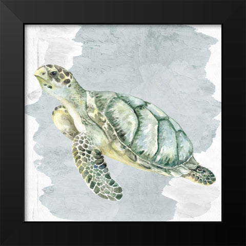 Sea Creatures 3 Black Modern Wood Framed Art Print by Allen, Kimberly