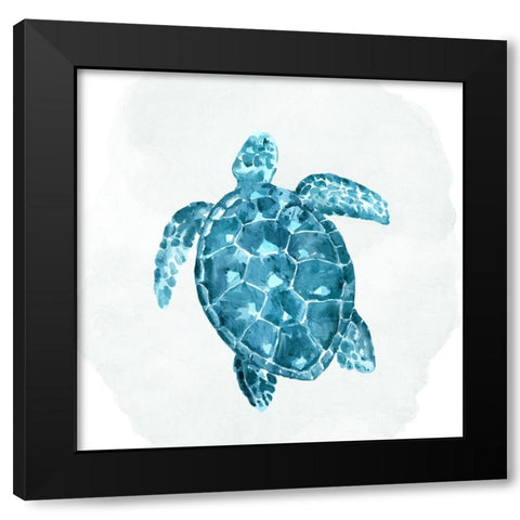 Sea Love 4 Black Modern Wood Framed Art Print with Double Matting by Allen, Kimberly