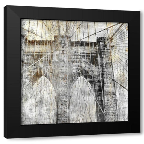 In the City 1 Black Modern Wood Framed Art Print with Double Matting by Allen, Kimberly