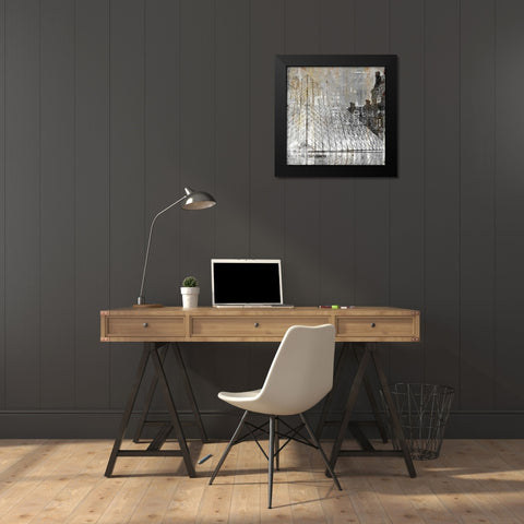 In the City 3 Black Modern Wood Framed Art Print by Allen, Kimberly