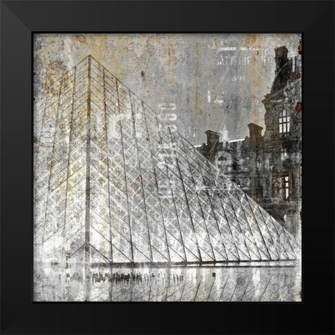 In the City 3 Black Modern Wood Framed Art Print by Allen, Kimberly