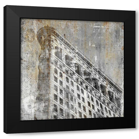 In The City 4 Black Modern Wood Framed Art Print with Double Matting by Allen, Kimberly