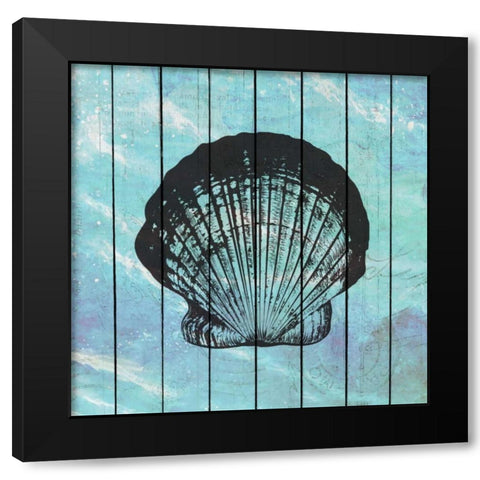 Sea Time 1 Black Modern Wood Framed Art Print with Double Matting by Allen, Kimberly