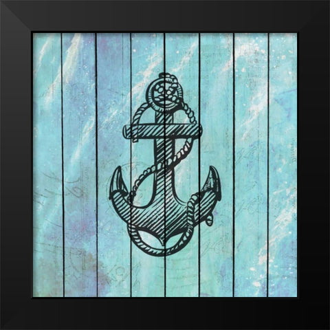 Sea Time 2 Black Modern Wood Framed Art Print by Allen, Kimberly