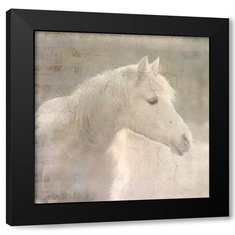 White Knight Black Modern Wood Framed Art Print with Double Matting by Allen, Kimberly