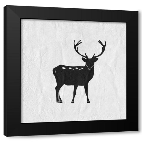 Animal Print 1 Black Modern Wood Framed Art Print with Double Matting by Allen, Kimberly