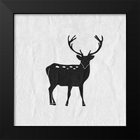 Animal Print 1 Black Modern Wood Framed Art Print by Allen, Kimberly