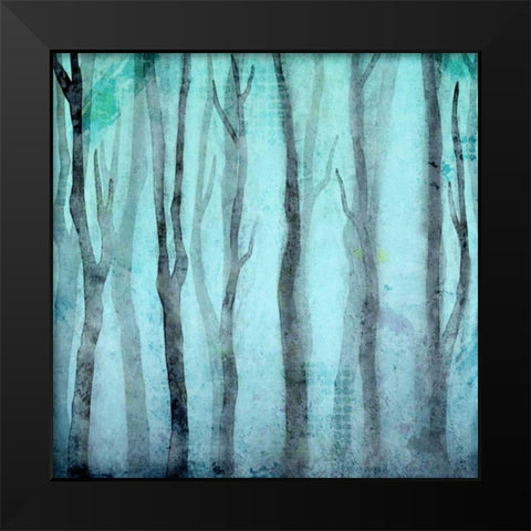 In the Trees Black Modern Wood Framed Art Print by Allen, Kimberly