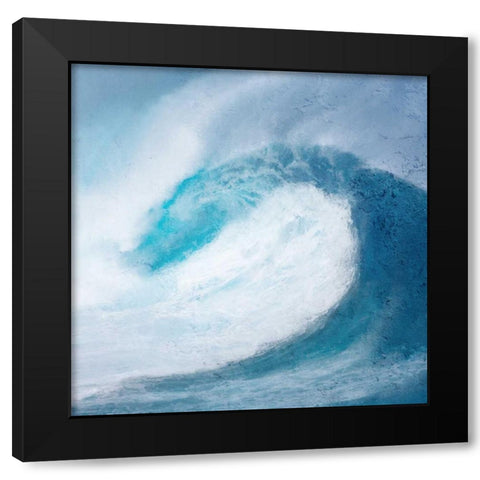 In the Waves Black Modern Wood Framed Art Print with Double Matting by Allen, Kimberly