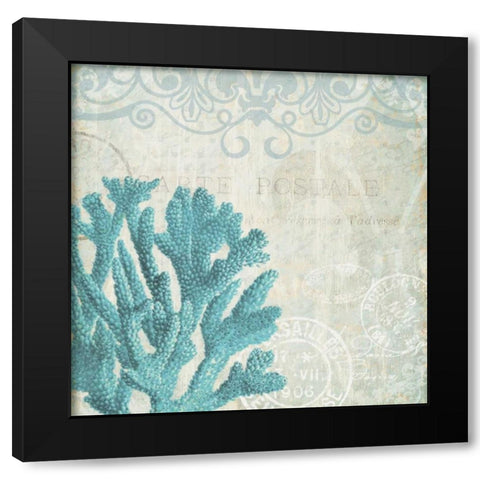 Under the Sea 1 Black Modern Wood Framed Art Print with Double Matting by Allen, Kimberly