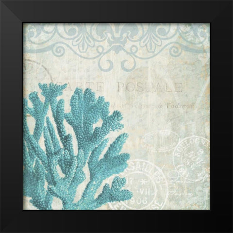 Under the Sea 1 Black Modern Wood Framed Art Print by Allen, Kimberly