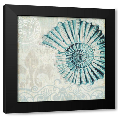 Under the Sea 2 Black Modern Wood Framed Art Print by Allen, Kimberly