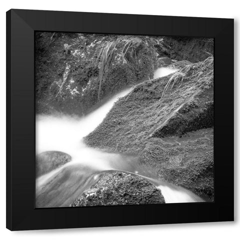 Over the Rocks 3 Black Modern Wood Framed Art Print with Double Matting by Kimberly, Allen