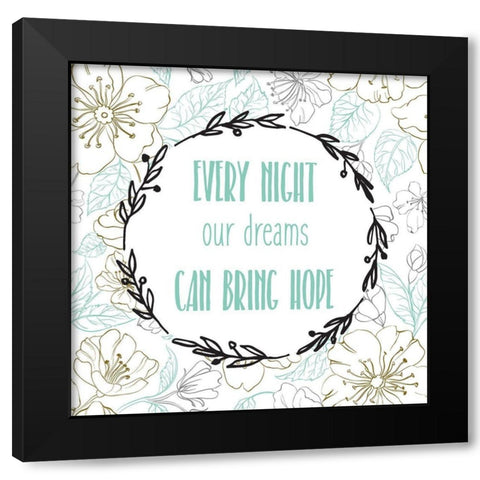 Beginnings 3 Black Modern Wood Framed Art Print with Double Matting by Kimberly, Allen