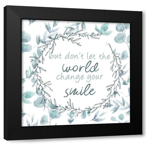 Change 2 Black Modern Wood Framed Art Print with Double Matting by Kimberly, Allen