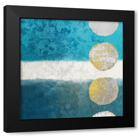 Sea Bliss Black Modern Wood Framed Art Print with Double Matting by Allen, Kimberly