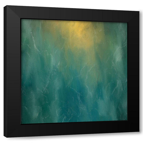 Rivers Black Modern Wood Framed Art Print with Double Matting by Allen, Kimberly