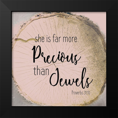 She Is 1 Black Modern Wood Framed Art Print by Kimberly, Allen