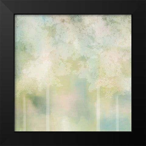 Spring Green 2 Black Modern Wood Framed Art Print by Kimberly, Allen