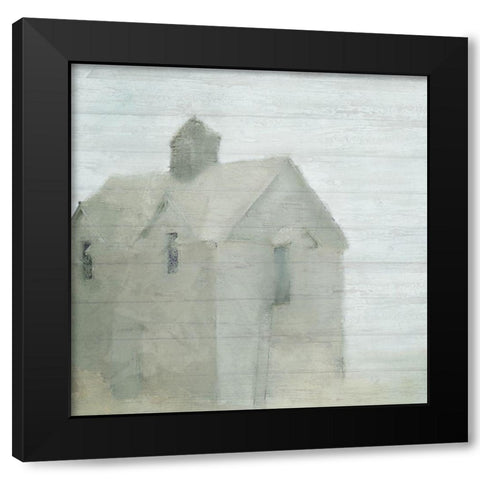 Farmhouse Black Modern Wood Framed Art Print with Double Matting by Kimberly, Allen