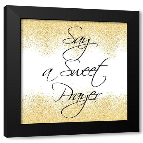 Goodnight 3 Black Modern Wood Framed Art Print with Double Matting by Kimberly, Allen