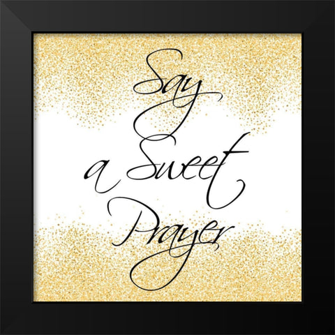 Goodnight 3 Black Modern Wood Framed Art Print by Kimberly, Allen