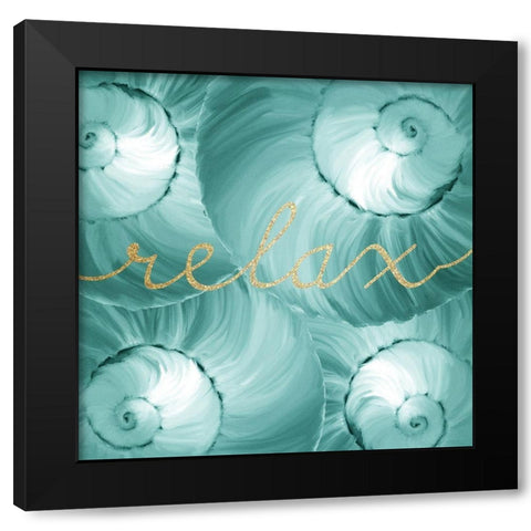 Refresh Spa 1 Black Modern Wood Framed Art Print with Double Matting by Kimberly, Allen