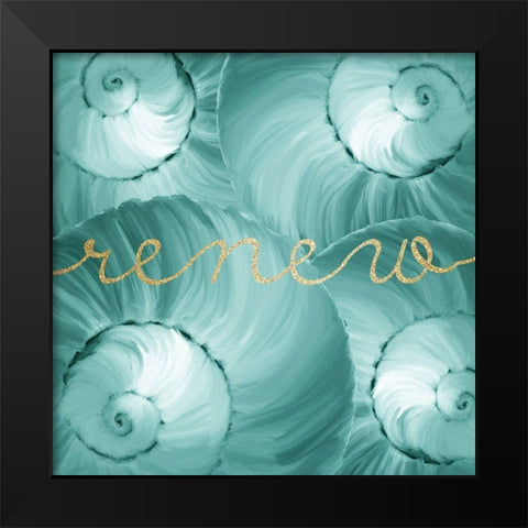 Refresh Spa 2 Black Modern Wood Framed Art Print by Kimberly, Allen
