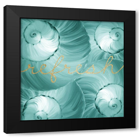 Refresh Spa 3 Black Modern Wood Framed Art Print by Kimberly, Allen