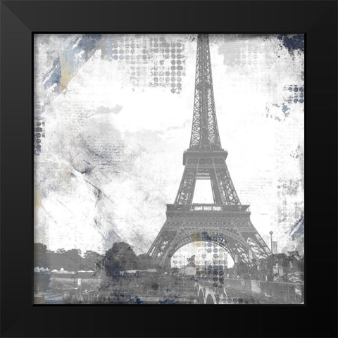 Places to Go 1 Black Modern Wood Framed Art Print by Kimberly, Allen