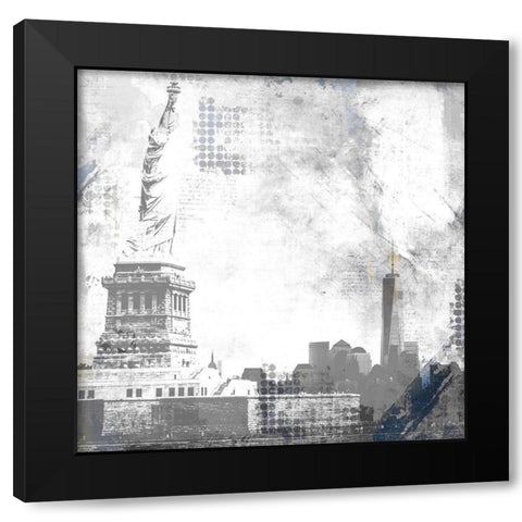 Places to Go 2 Black Modern Wood Framed Art Print by Kimberly, Allen