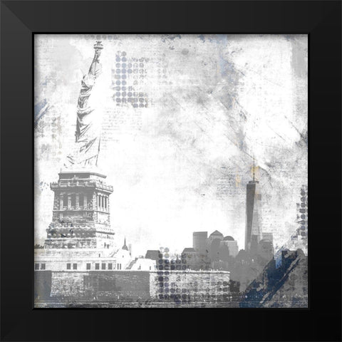 Places to Go 2 Black Modern Wood Framed Art Print by Kimberly, Allen