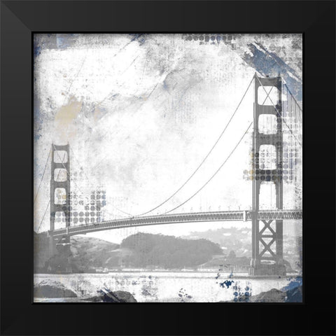 Places to Go 4 Black Modern Wood Framed Art Print by Kimberly, Allen