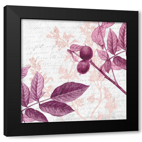 Jeweled Branches 3 Black Modern Wood Framed Art Print with Double Matting by Kimberly, Allen
