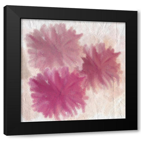Pom Pom 1 Black Modern Wood Framed Art Print with Double Matting by Kimberly, Allen