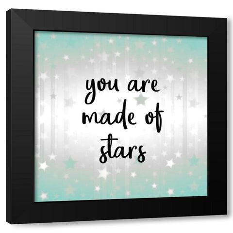 You are Made of Stars v2 Black Modern Wood Framed Art Print by Kimberly, Allen