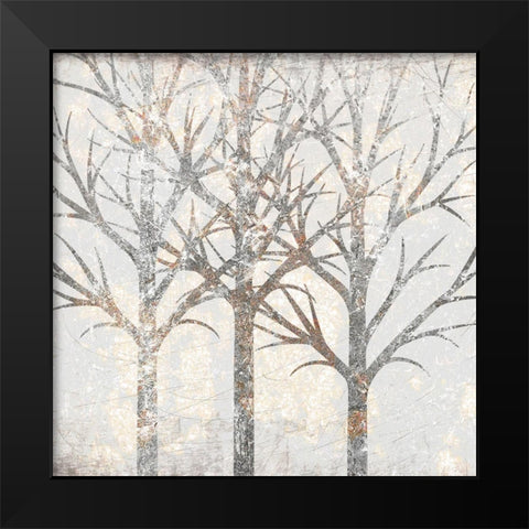 Gilded Trees 1 Black Modern Wood Framed Art Print by Kimberly, Allen