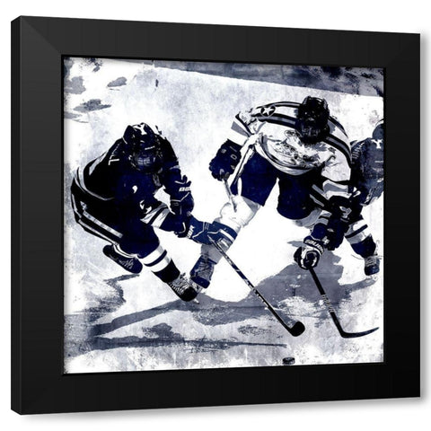 In Motion 2 Black Modern Wood Framed Art Print with Double Matting by Kimberly, Allen
